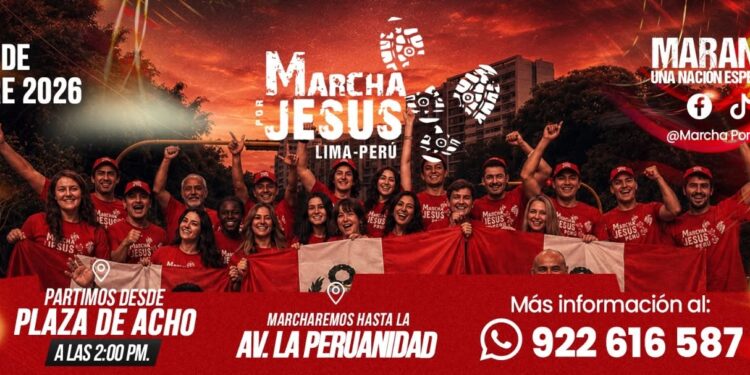 ¡Lima se une por Jesús! Marcha por Jesús Perú 2026: ¡Una nación para Cristo!